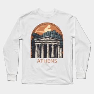 Athens, Ancient Greek Origins Long Sleeve T-Shirt